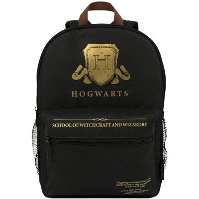 Sac à Dos Noire Bouclier de Poudlard - Harry Potter - Blue Sky Designs - Publicité Sac à Dos Noire Bouclier de Poudlard - Harry Potter - Blue Sky Designs - Publicité