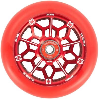 CORE Hex 110mm Rote Rad - Rad CORE Hex 110mm Rote Rad - Rad