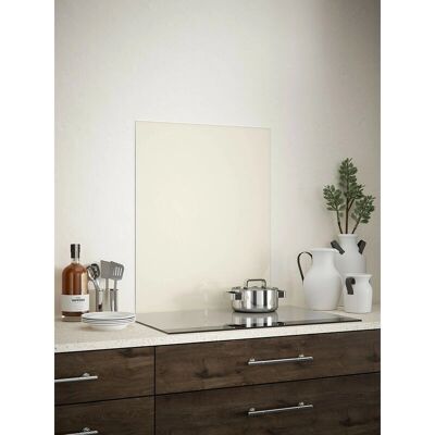 Generic - Glass Splashback - Cotton Cream - 60x75cm - Tile Panel Generic - Glass Splashback - Cotton Cream - 60x75cm - Tile Panel