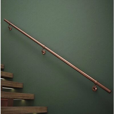 Rothley - Internal Handrail - Antique Copper - Staircase Kit Rothley - Internal Handrail - Antique Copper - Staircase Kit