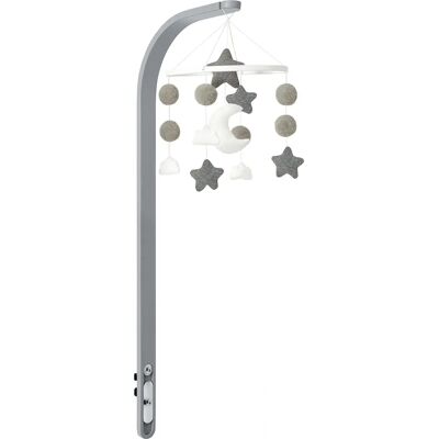 Snuz Baby Mobile - Grey - Celestial Nursery Decor Snuz Baby Mobile - Grey - Celestial Nursery Decor
