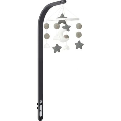 Snuz Baby Mobile - Slate - Stars Clouds Moon - Baby Mobile Snuz Baby Mobile - Slate - Stars Clouds Moon - Baby Mobile