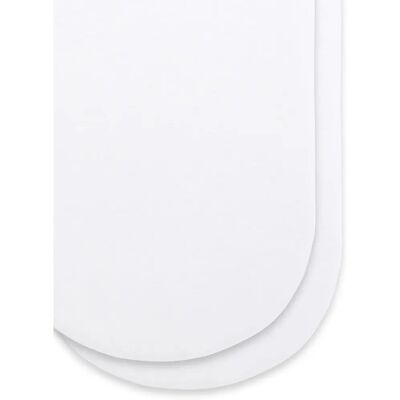 Snuz & Mamas & Papas Moses Basket/Pram Sheets White - 2 Pack Snuz & Mamas & Papas Moses Basket/Pram Sheets White - 2 Pack