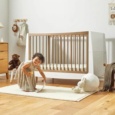 Snüz Skandi Natural Cotbed - Modern, Adjustable, Grow with Them Snüz Skandi Natural Cotbed - Modern, Adjustable, Grow with Them