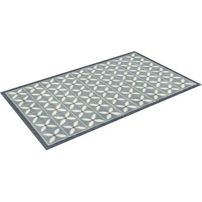 Turtle Mat - Flower Fields Grey - 75x120 - Rug Turtle Mat - Flower Fields Grey - 75x120 - Rug