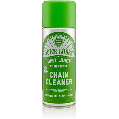 JUICE LUBES Dirt Juice Boss Dégraissant de Chaînes - Spray Nettoyant - Publicité JUICE LUBES Dirt Juice Boss Dégraissant de Chaînes - Spray Nettoyant - Publicité