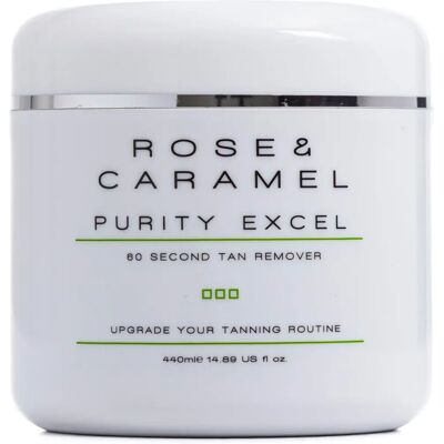 Rose & Caramel Purity Excel Exfoliante para eliminar autobronceador - Ultra Oscuro Rose & Caramel Purity Excel Exfoliante para eliminar autobronceador - Ultra Oscuro