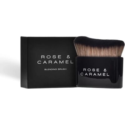 Brocha de mezcla facial y corporal Rose & Caramel 3X - Aplicador de bronceador Brocha de mezcla facial y corporal Rose & Caramel 3X - Aplicador de bronceador