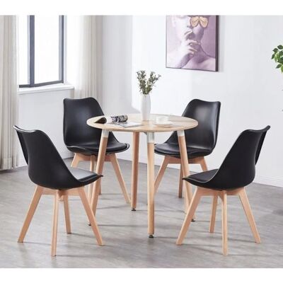 Life Interiors - Lorenzo Tulip - Round Table - Dining Set Life Interiors - Lorenzo Tulip - Round Table - Dining Set