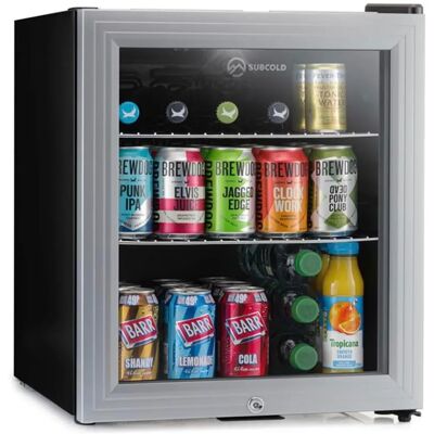 Subcold Super50 LED Mini Fridge - Silver - 50L Beer, Wine & Drinks Subcold Super50 LED Mini Fridge - Silver - 50L Beer, Wine & Drinks