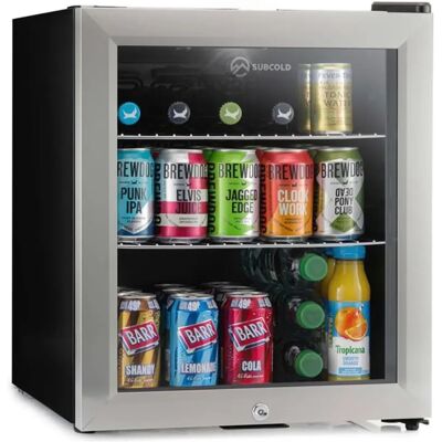 Subcold Super50 LED Mini Fridge 50L - Stainless Steel - Cooler for Drinks Subcold Super50 LED Mini Fridge 50L - Stainless Steel - Cooler for Drinks