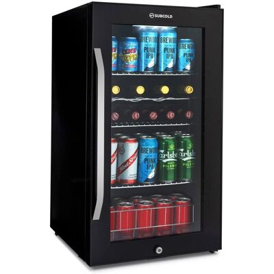 Subcold - Ace90led - Black - Undercounter Drinks Fridge Subcold - Ace90led - Black - Undercounter Drinks Fridge