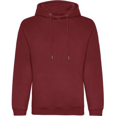 AWDIS JH201 Bio-Baumwolle Burgundy Kapuzenpullover AWDIS JH201 Bio-Baumwolle Burgundy Kapuzenpullover