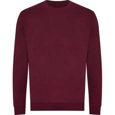 Just Hoods JH230 Biologische Katoen Bordeaux Sweatshirt - Sweatshirt Just Hoods JH230 Biologische Katoen Bordeaux Sweatshirt - Sweatshirt