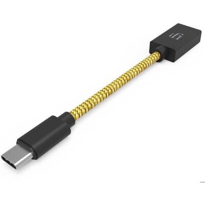 iFi Audio OTG USB-C - Audio-Adapter - Schwarz-Gold - USB 3.0 iFi Audio OTG USB-C - Audio-Adapter - Schwarz-Gold - USB 3.0
