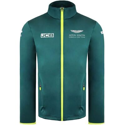 Aston Martin Kinder Unisex Groene Softshell Jas - Maat Large Aston Martin Kinder Unisex Groene Softshell Jas - Maat Large