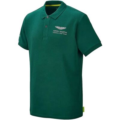 Aston Martin F1 Sebastian Vettel Driver Green Polo Shirt - Polo Shirt Aston Martin F1 Sebastian Vettel Driver Green Polo Shirt - Polo Shirt