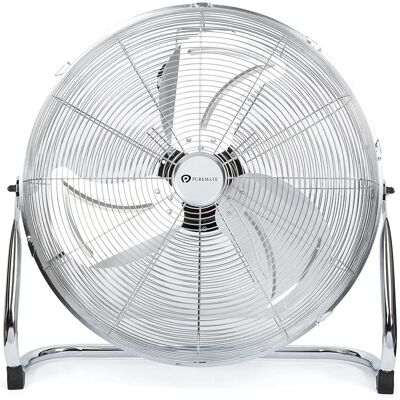 PureMate 20" Chrome Gym Floor Fan - Portable Cooling Fan for Home and Office PureMate 20" Chrome Gym Floor Fan - Portable Cooling Fan for Home and Office