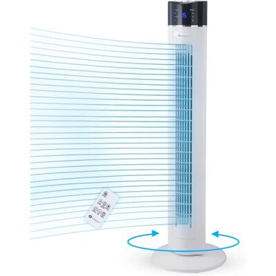 PureMate - 43 Inch Oscillating Tower Fan - Air Purifier - Tower Fan PureMate - 43 Inch Oscillating Tower Fan - Air Purifier - Tower Fan