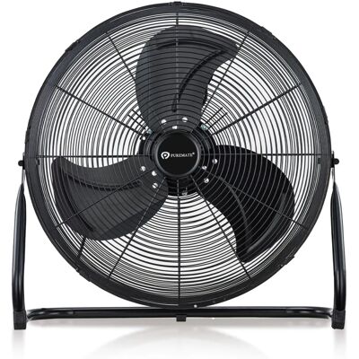 PureMate - 20in Black Gym Floor Fan - 3-Speed - Fan PureMate - 20in Black Gym Floor Fan - 3-Speed - Fan