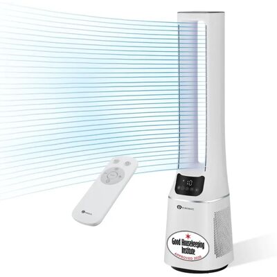 Puremate 2-In-1 Bladeless Tower Fan & Air Purifier - Fan & Purifier Puremate 2-In-1 Bladeless Tower Fan & Air Purifier - Fan & Purifier