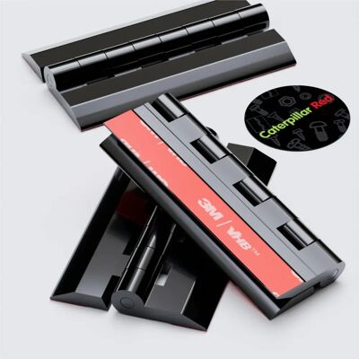 Caterpillar Vermelho 75mm dobradiças de acrílico - Dobradiças de piano de plástico Caterpillar Vermelho 75mm dobradiças de acrílico - Dobradiças de piano de plástico