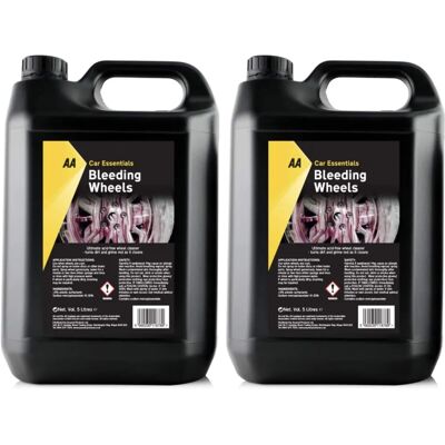 AA - Bleeding Wheels - 2 x 5 Litre - Wheel cleaner AA - Bleeding Wheels - 2 x 5 Litre - Wheel cleaner