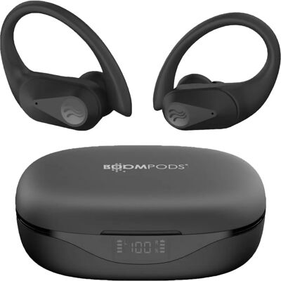 Ακουστικά SportPods Ocean ασύρματα - Μαύρα Ακουστικά SportPods Ocean ασύρματα - Μαύρα