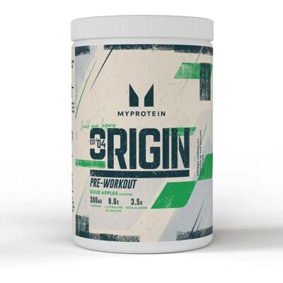MyProtein Origin Pre-Workout - Sour Apples - 600 g MyProtein Origin Pre-Workout - Sour Apples - 600 g