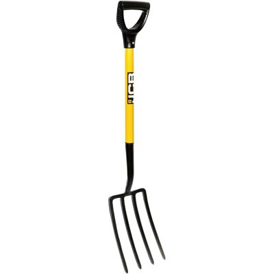 JCB JCBGF01 Garden Fork - Durable, 4 Prong, Steel, Lightweight JCB JCBGF01 Garden Fork - Durable, 4 Prong, Steel, Lightweight