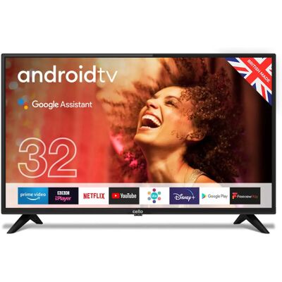 Cello C3220G 32-inch Smart Android TV with Google Assistant & Freeview Cello C3220G 32-inch Smart Android TV with Google Assistant & Freeview