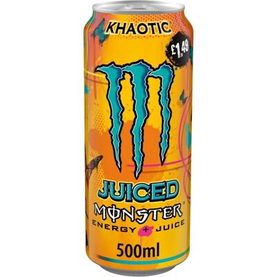 Monster - Khaotic Energy Drink - 500ml - Boisson énergisante - Publicité Monster - Khaotic Energy Drink - 500ml - Boisson énergisante - Publicité