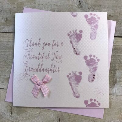 White Cotton Cards - WB225-BGD - 16x16cm - Gratulationskort White Cotton Cards - WB225-BGD - 16x16cm - Gratulationskort