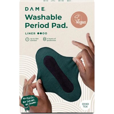 DAME Organic Washable Period Pad Liner - Menstrual Pad DAME Organic Washable Period Pad Liner - Menstrual Pad
