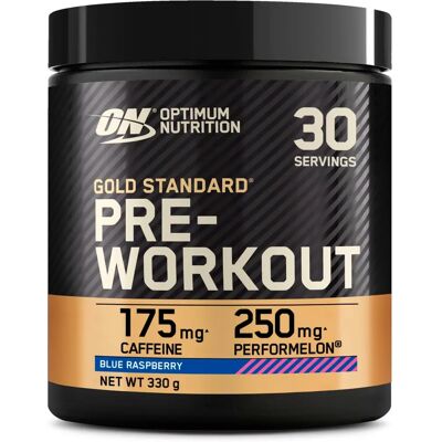 Optimum Nutrition Gold Standard Pre-Workout 330g - Frambuesa Azul Optimum Nutrition Gold Standard Pre-Workout 330g - Frambuesa Azul