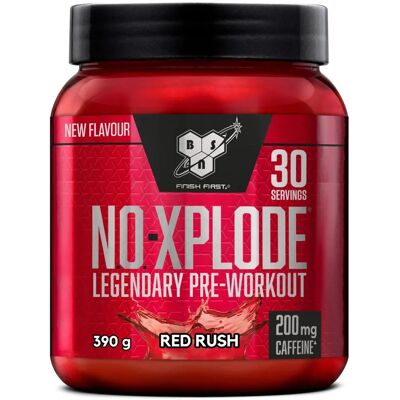 BSN N.O.-Xplode Leggendario Pre-Workout 390g - Rosso Rush BSN N.O.-Xplode Leggendario Pre-Workout 390g - Rosso Rush