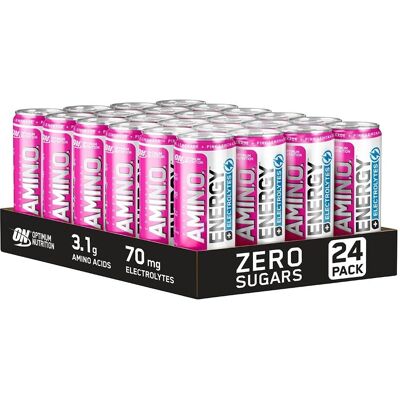 Optimum Nutrition Amino Energy Pink Lemonade - Bevanda Energetica Optimum Nutrition Amino Energy Pink Lemonade - Bevanda Energetica