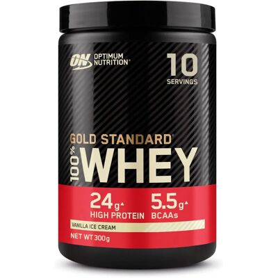 Optimum Nutrition Gold Standard 100% Whey Vanilla Ice Cream - Whey Protein Powder Optimum Nutrition Gold Standard 100% Whey Vanilla Ice Cream - Whey Protein Powder