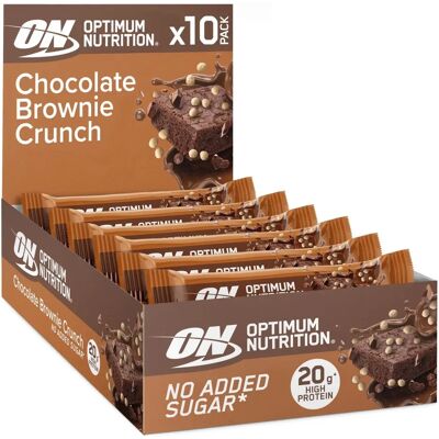 Optimum Nutrition Chocolate Brownie Crunch Protein Bar - Protein Bar Optimum Nutrition Chocolate Brownie Crunch Protein Bar - Protein Bar