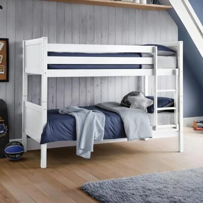 Julian Bowen Bella White Wooden Bunk Bed - Bed for Kids Julian Bowen Bella White Wooden Bunk Bed - Bed for Kids
