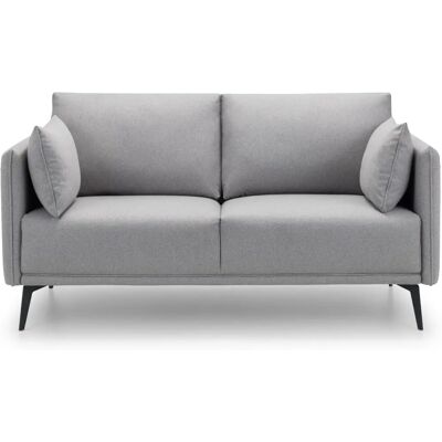 Julian Bowen Rohe Platinum Stoff 2-Sitzer Sofa - Sofa Julian Bowen Rohe Platinum Stoff 2-Sitzer Sofa - Sofa