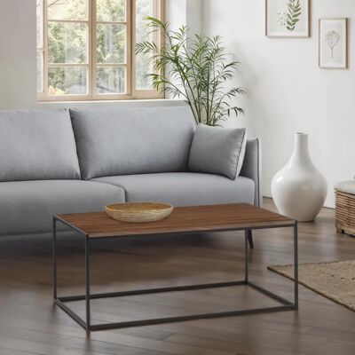 Table basse effet noyer Tribeca - Julian Bowen Table basse effet noyer Tribeca - Julian Bowen