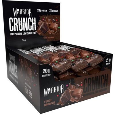 Barra Proteica Warrior Crunch Brownie Fudge - Barre di Proteine Barra Proteica Warrior Crunch Brownie Fudge - Barre di Proteine