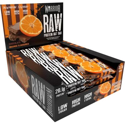 Warrior RAW Protein Flapjack - Chocolate Orange - 12 Bars Warrior RAW Protein Flapjack - Chocolate Orange - 12 Bars