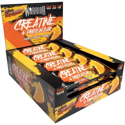 Warrior Creatine Bar - 12 Bars - Protein Bar Warrior Creatine Bar - 12 Bars - Protein Bar