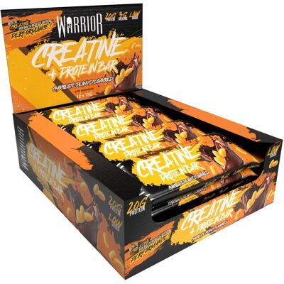 Warrior Creatine Bar - 12 Bars - Protein Snack Warrior Creatine Bar - 12 Bars - Protein Snack