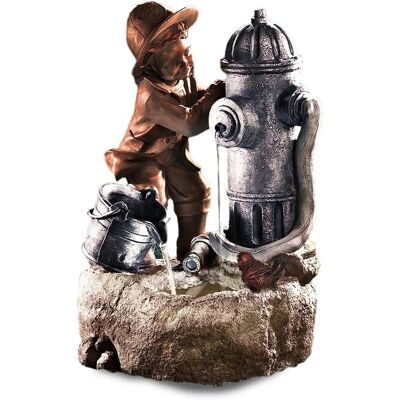GEEZY - Fire Hydrant Boy - LED - Water Fountain GEEZY - Fire Hydrant Boy - LED - Water Fountain