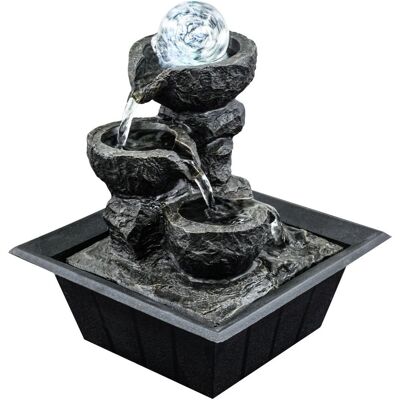 Geezy - Crystal Ball Fountain - LED - Tabletop - Water Fountain Geezy - Crystal Ball Fountain - LED - Tabletop - Water Fountain