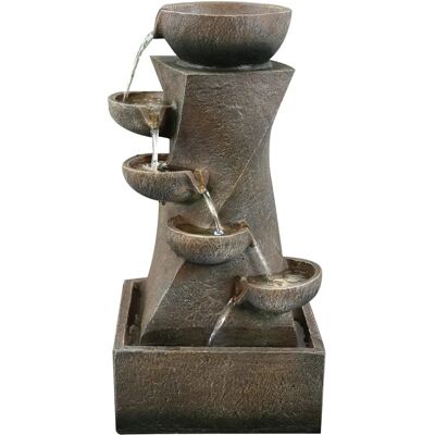 GEEZY - Cascading Fountain - LED Lights - Water Fountain GEEZY - Cascading Fountain - LED Lights - Water Fountain