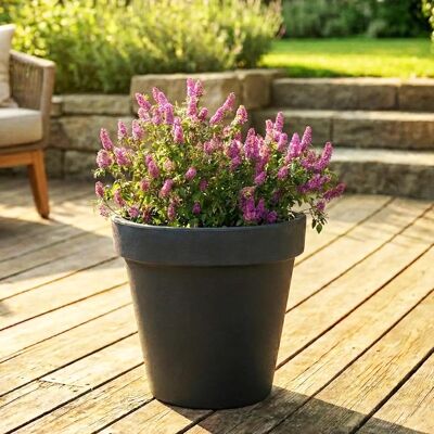 GEEZY - Large Flower Pot - Round - Indoor Outdoor - Planter GEEZY - Large Flower Pot - Round - Indoor Outdoor - Planter